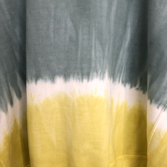 Etro unisex Degrade diy tie oversized Etro Milano 1968 sweatshirt yellow sage - Picture 7 of 13